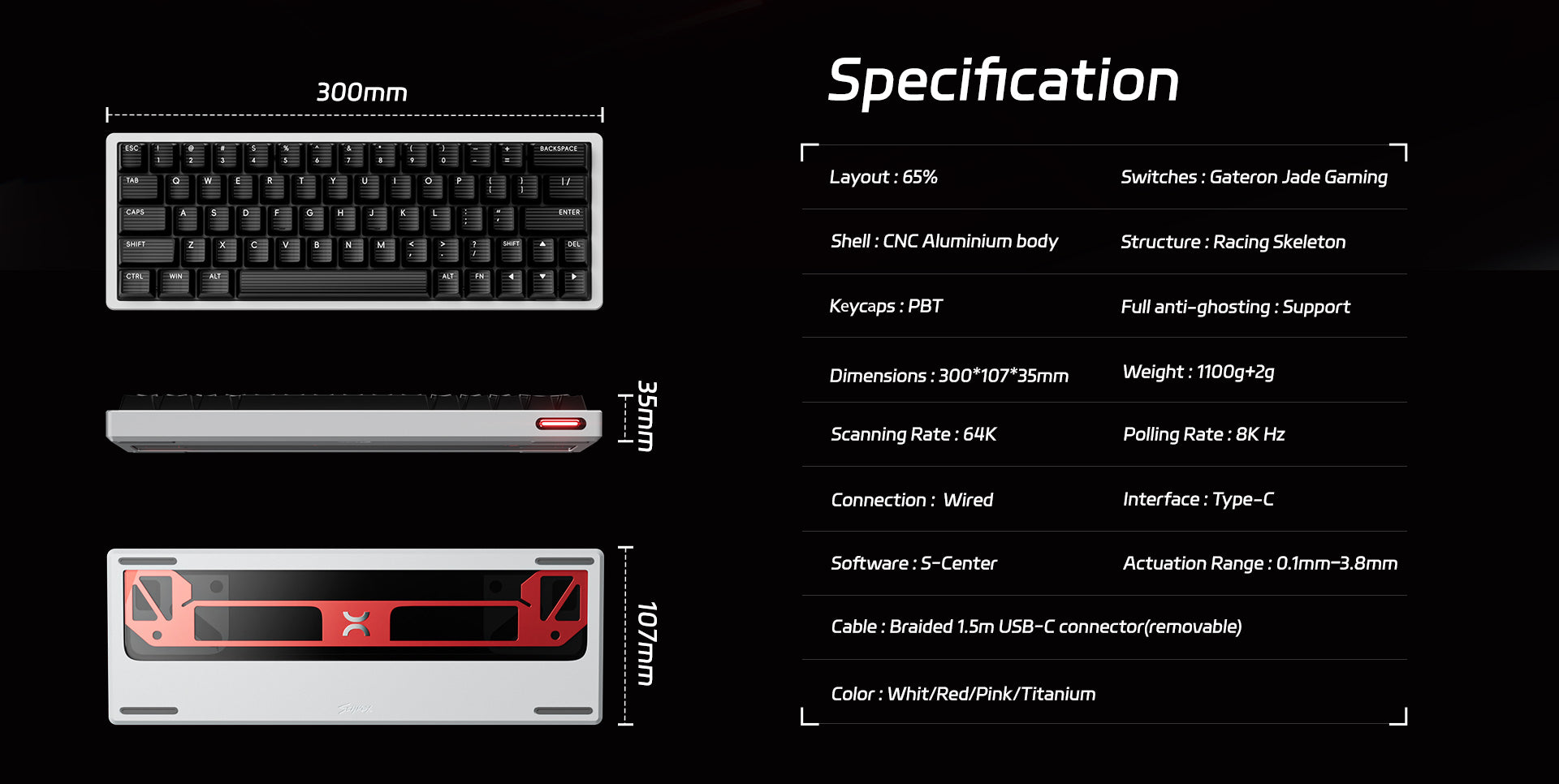 Scyrox Xpunk Esports Magnetic Keyboard
