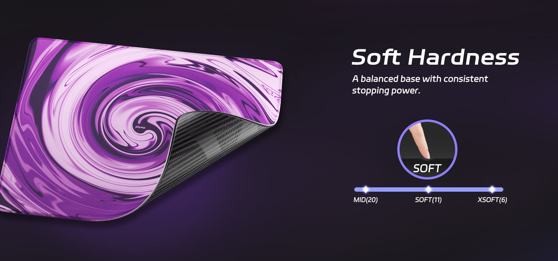 SCYROX Tornado ピンク マウスパッド